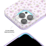 Dainty Lilac Floral iPhone Case - Image 3