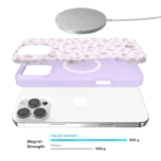 Dainty Lilac Floral iPhone Case - Image 4