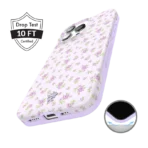 Dainty Lilac Floral iPhone Case - Image 5