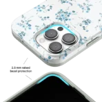 French Blue Floral iPhone Case - Image 3