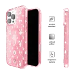 Playboy Pink Bunny Glitter iPhone Case - Image 4