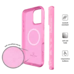 Hot Pink Caviar Crystals iPhone Case - Image 3