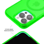 Neon Green Clear iPhone Case - Image 5