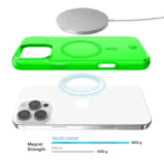 Neon Green Clear iPhone Case - Image 4