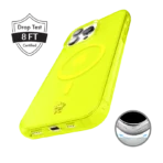 Neon Yellow Clear iPhone Case - Image 5