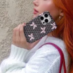 Vintage Lace Bows iPhone Case - Image 2