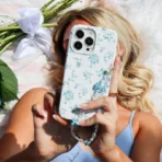 French Blue Floral iPhone Case - Image 2