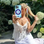 Evil Eye Aura iPhone Case - Image 2