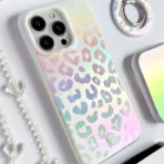 White Opal Leopard iPhone Case - Image 5