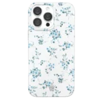 French Blue Floral iPhone Case