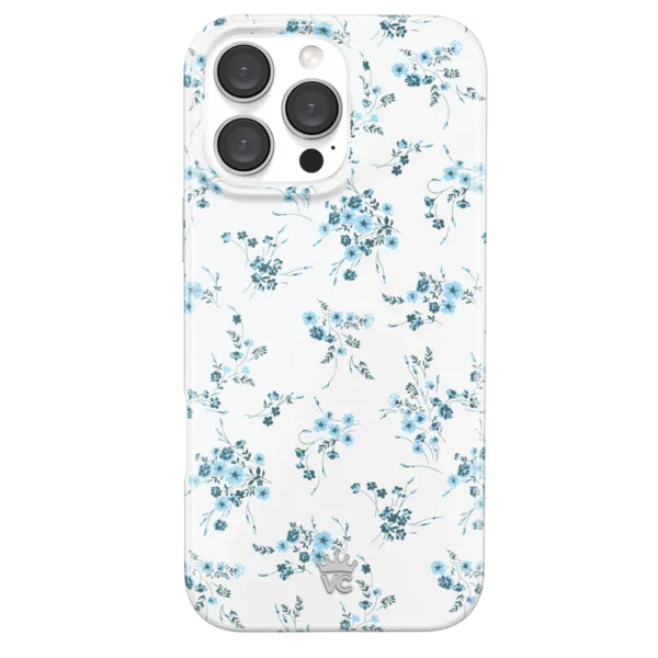 French Blue Floral iPhone Case