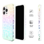 White Opal Leopard iPhone Case - Image 6