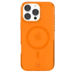 Neon Orange Clear iPhone Case