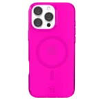 Neon Pink Clear iPhone Case