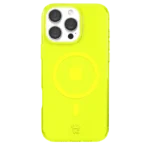 Neon Yellow Clear iPhone Case